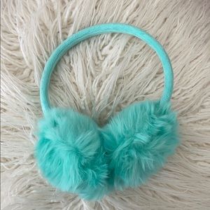 Teal Ear Muffs!